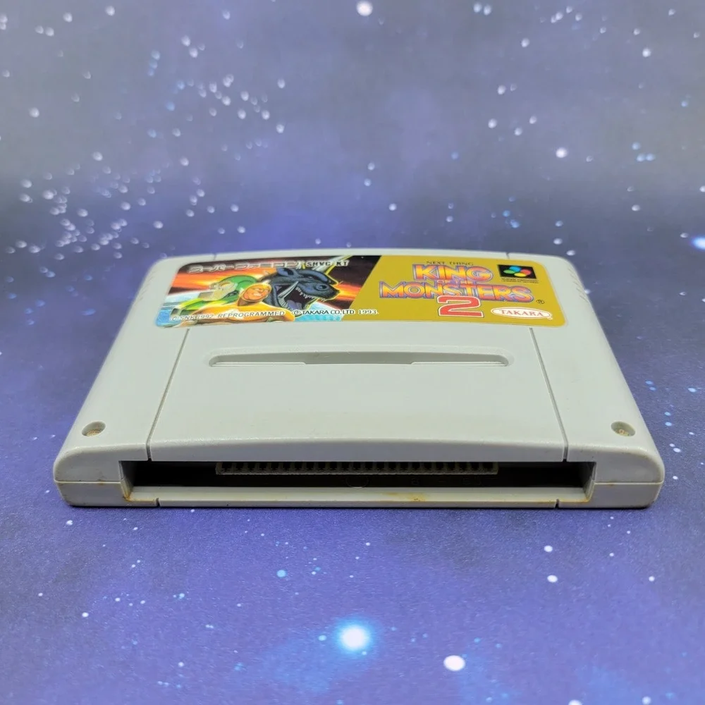 King of Monsters 2 (Nintendo Super Famicom) Video Game w/ Box & Manual 1569
